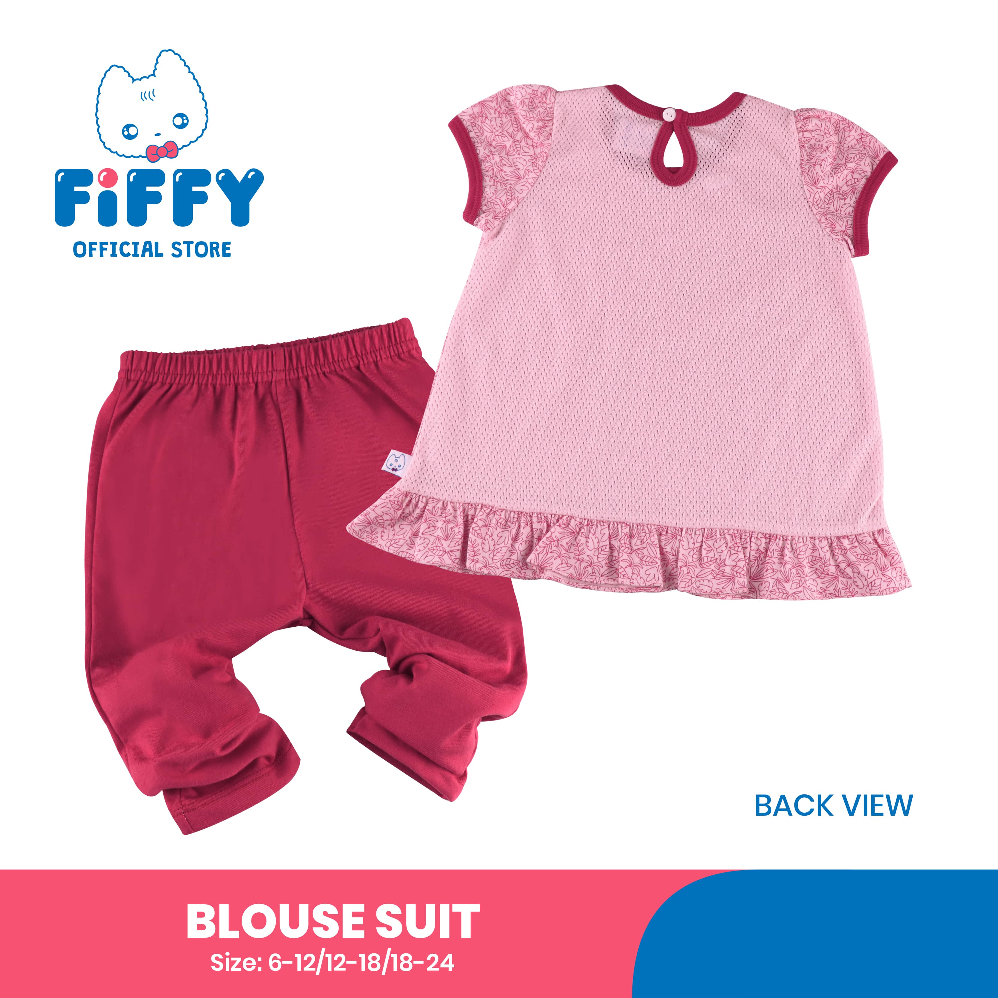 FIFFY PINKY LIFE BLOUSE SUIT