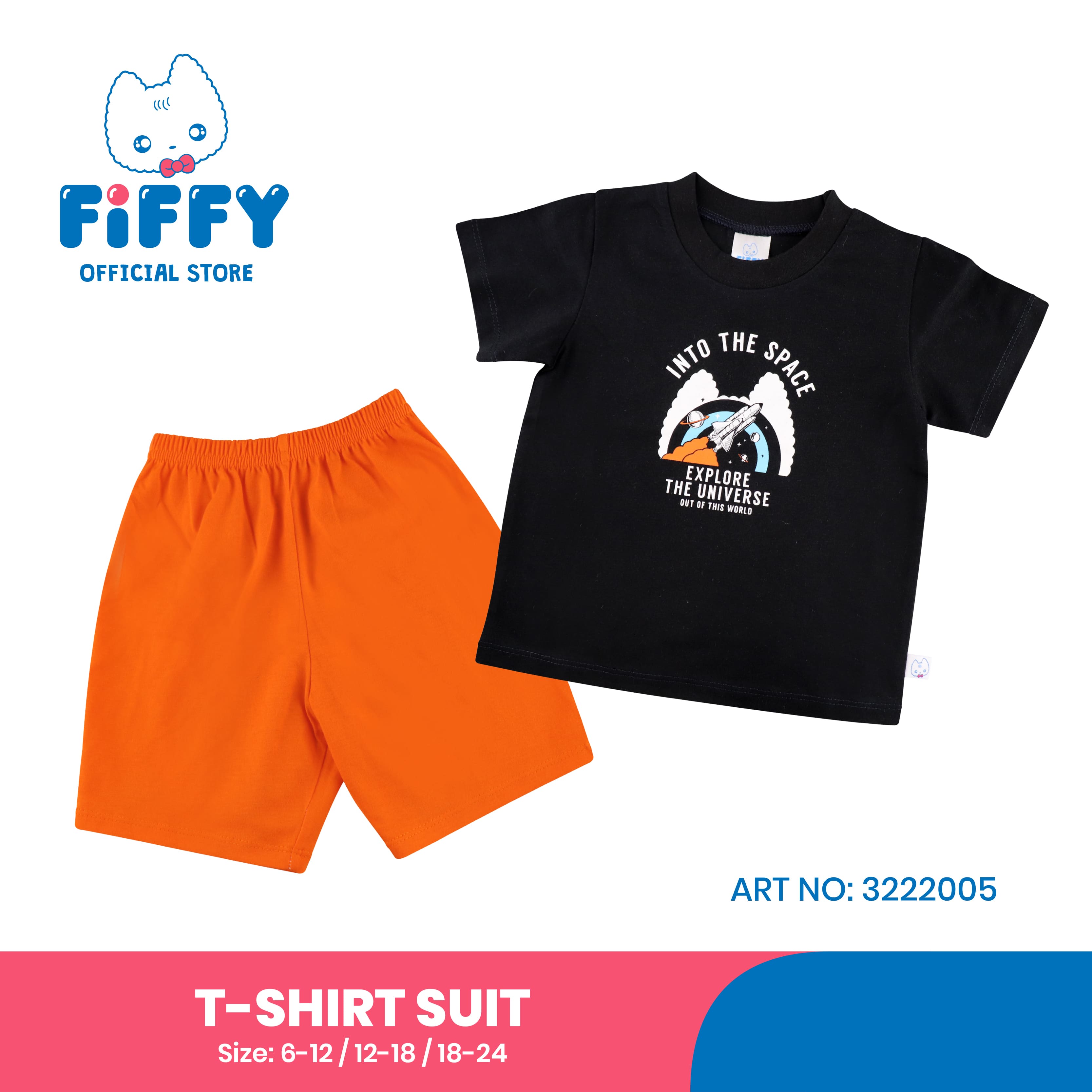 FIFFY INTO THE SPACE T-SHIRT SUIT
