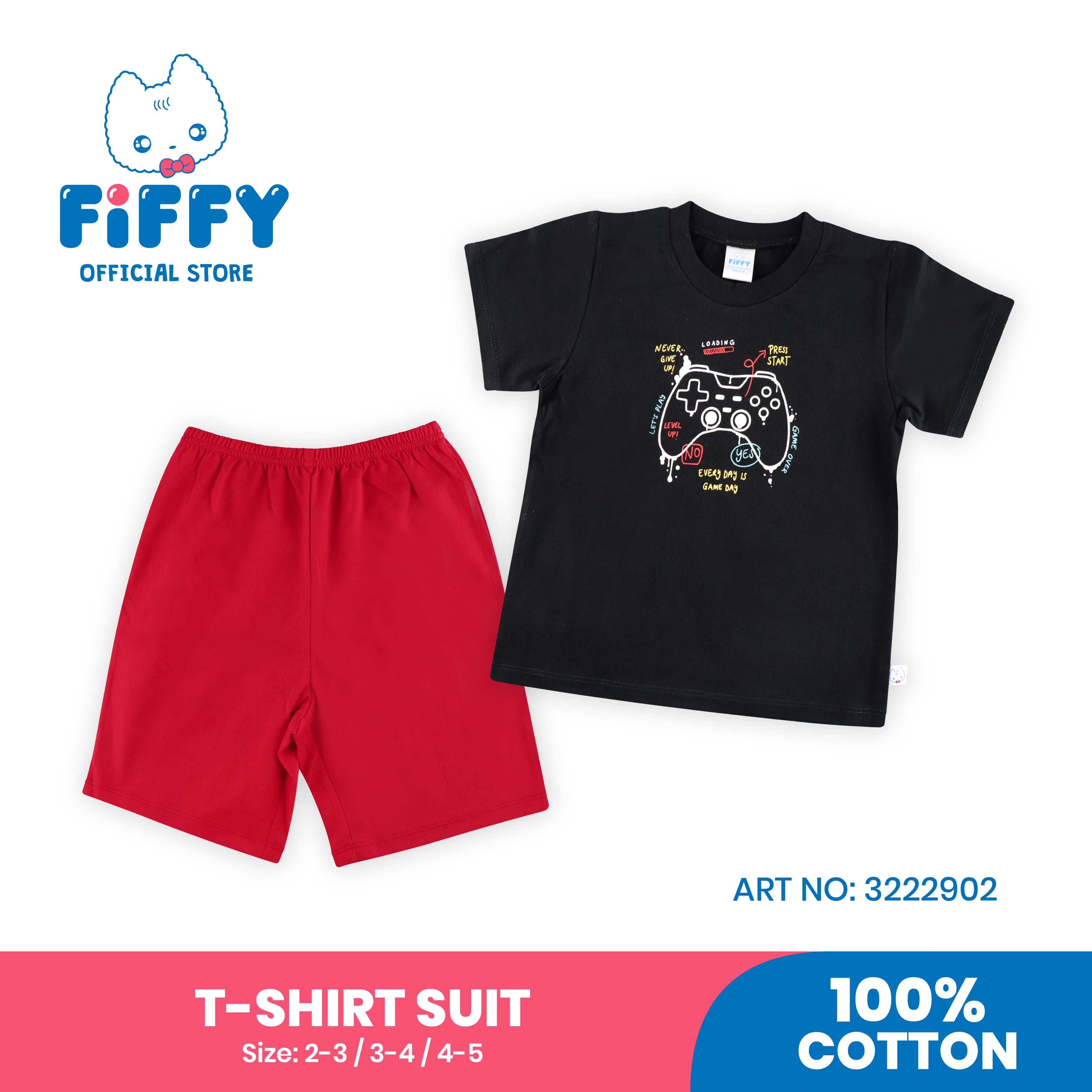 FIFFY GAME DAY T-SHIRT SUIT