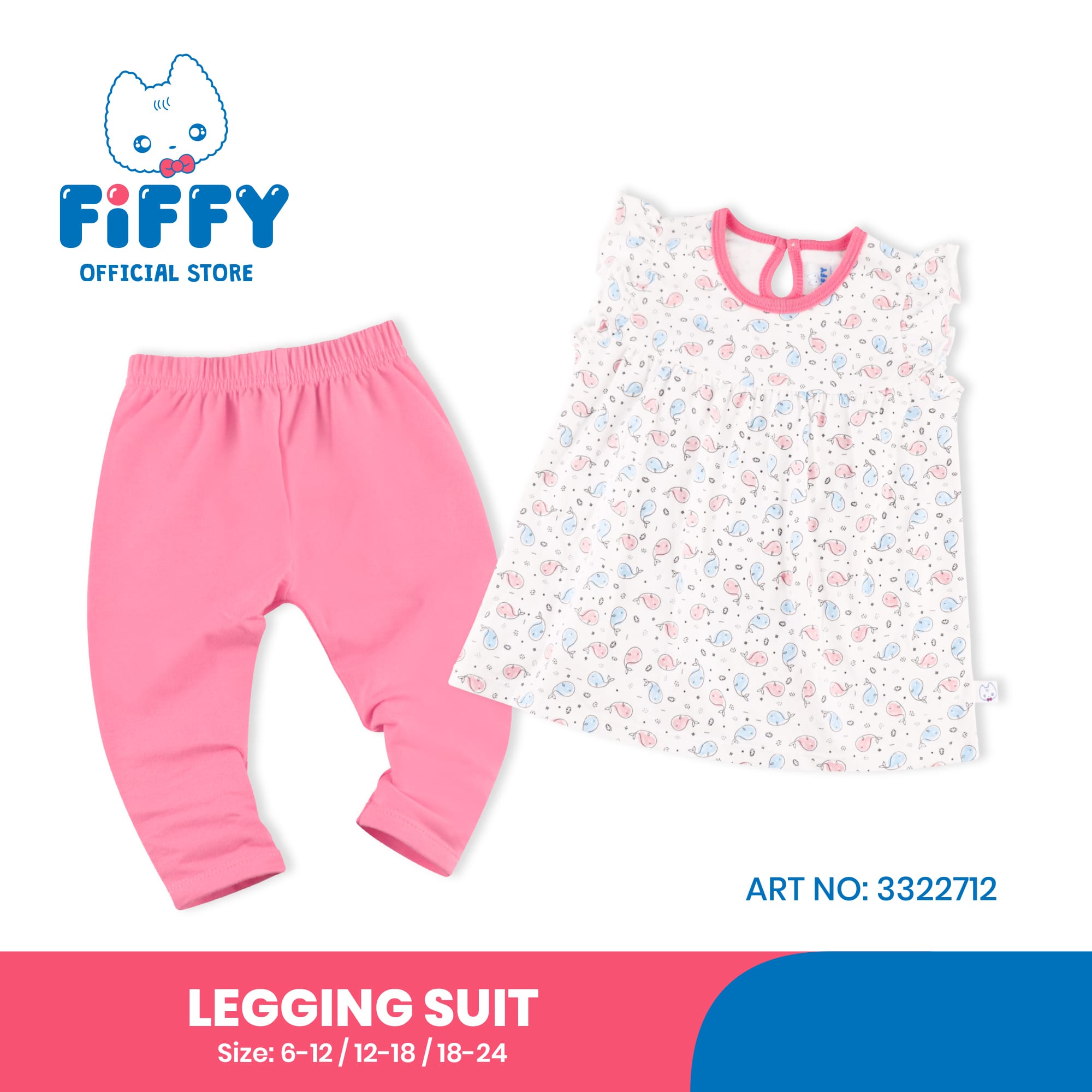 FIFFY FUNNY WHALE LEGGING SUIT
