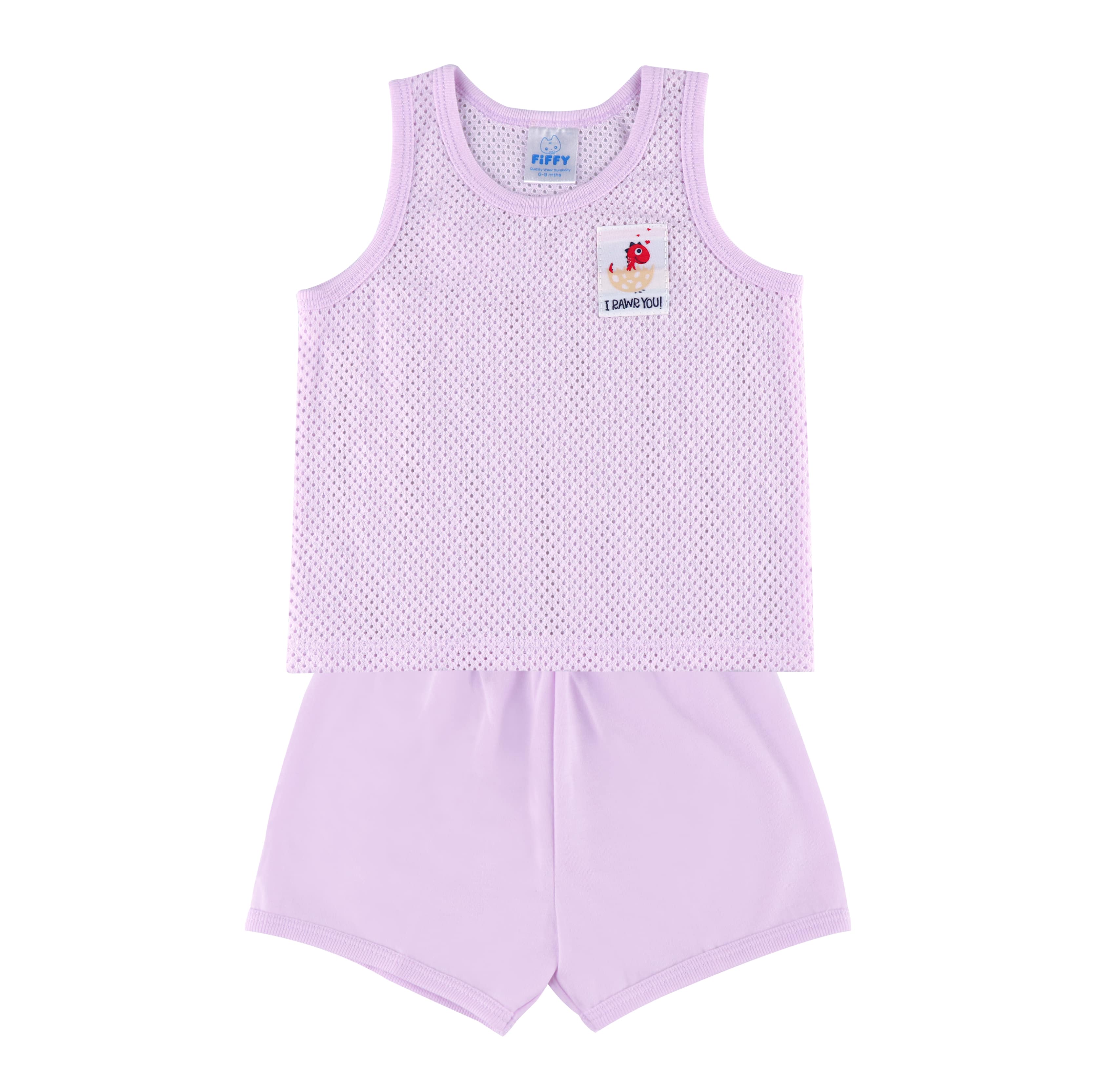 FIFFY DINOSAUR BABY SINGLET SUIT