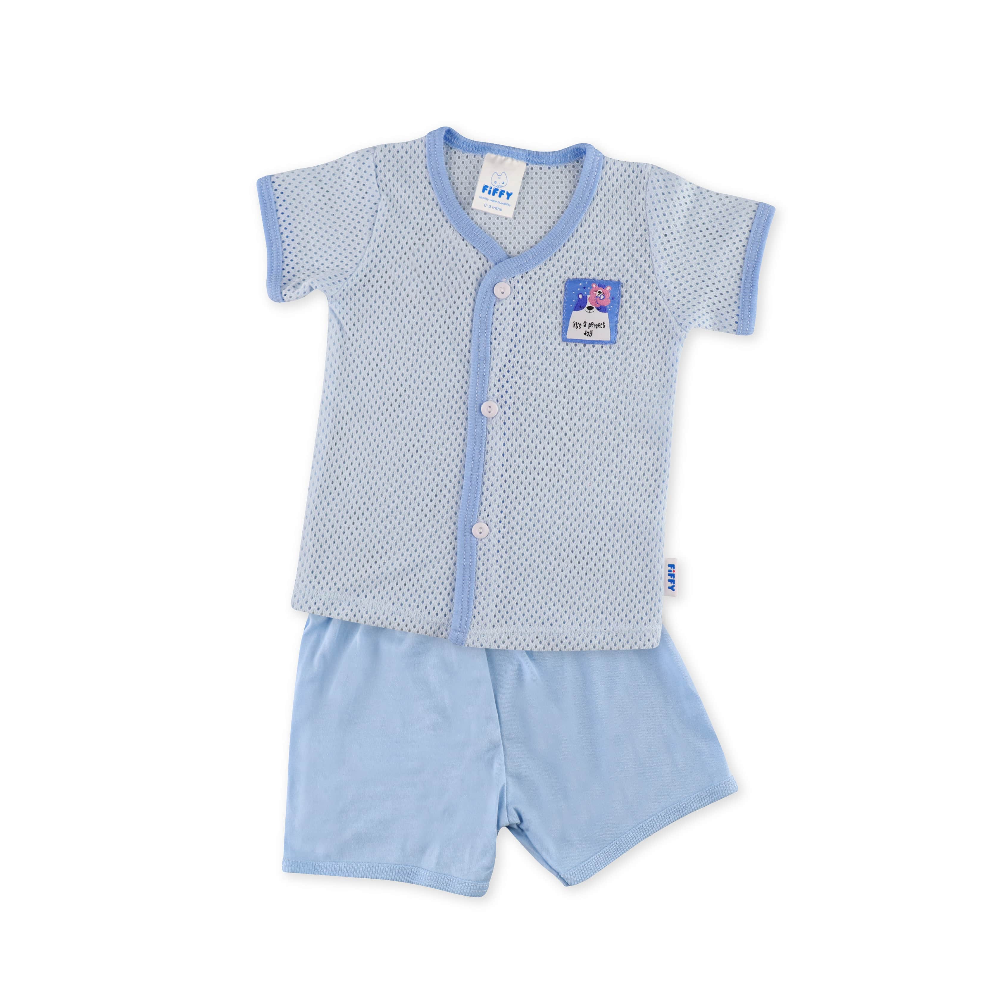 FIFFY GOOG NIGHT BEAR SHORT SLEEVE VEST