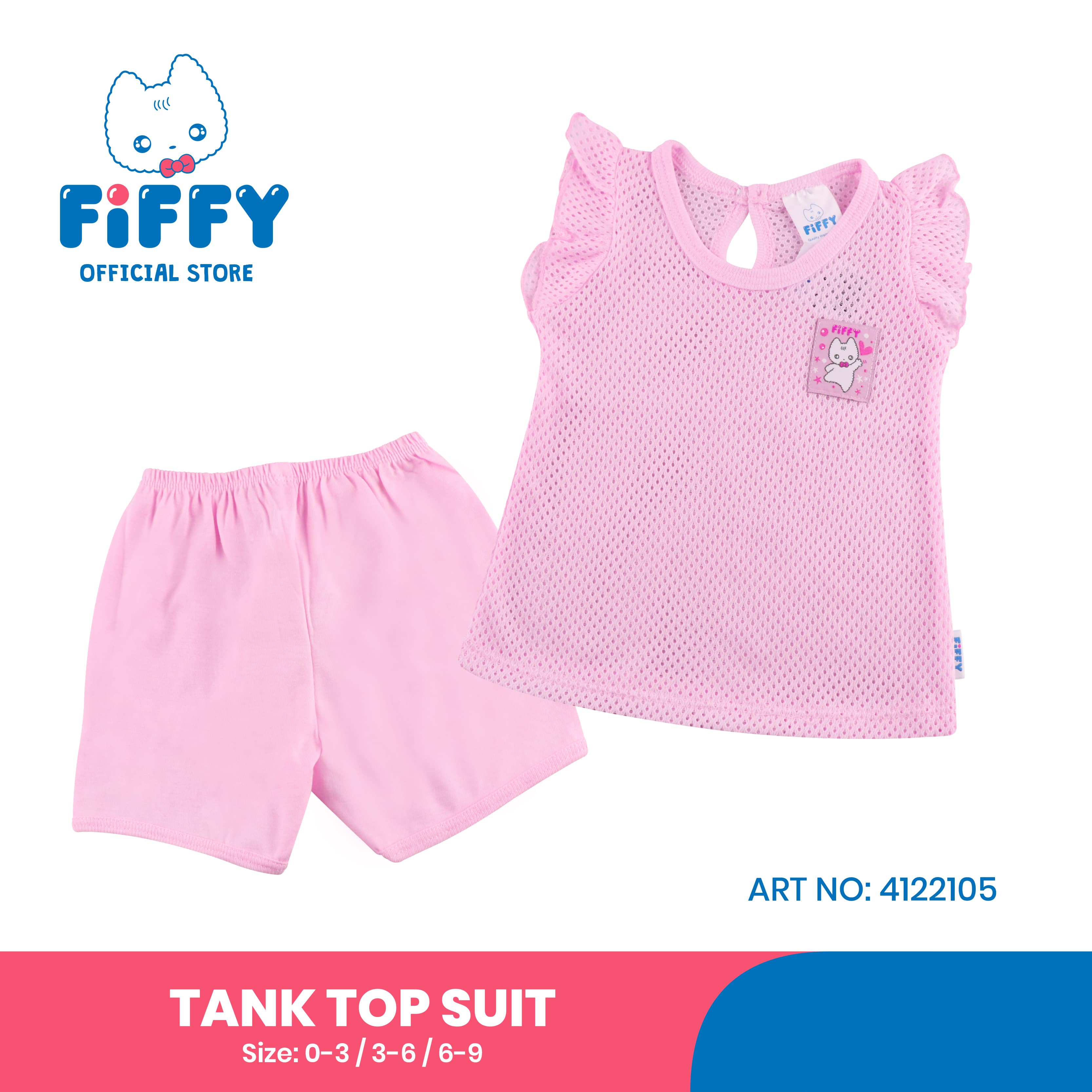 FIFFY PINKY HEART TANK TOP SUIT