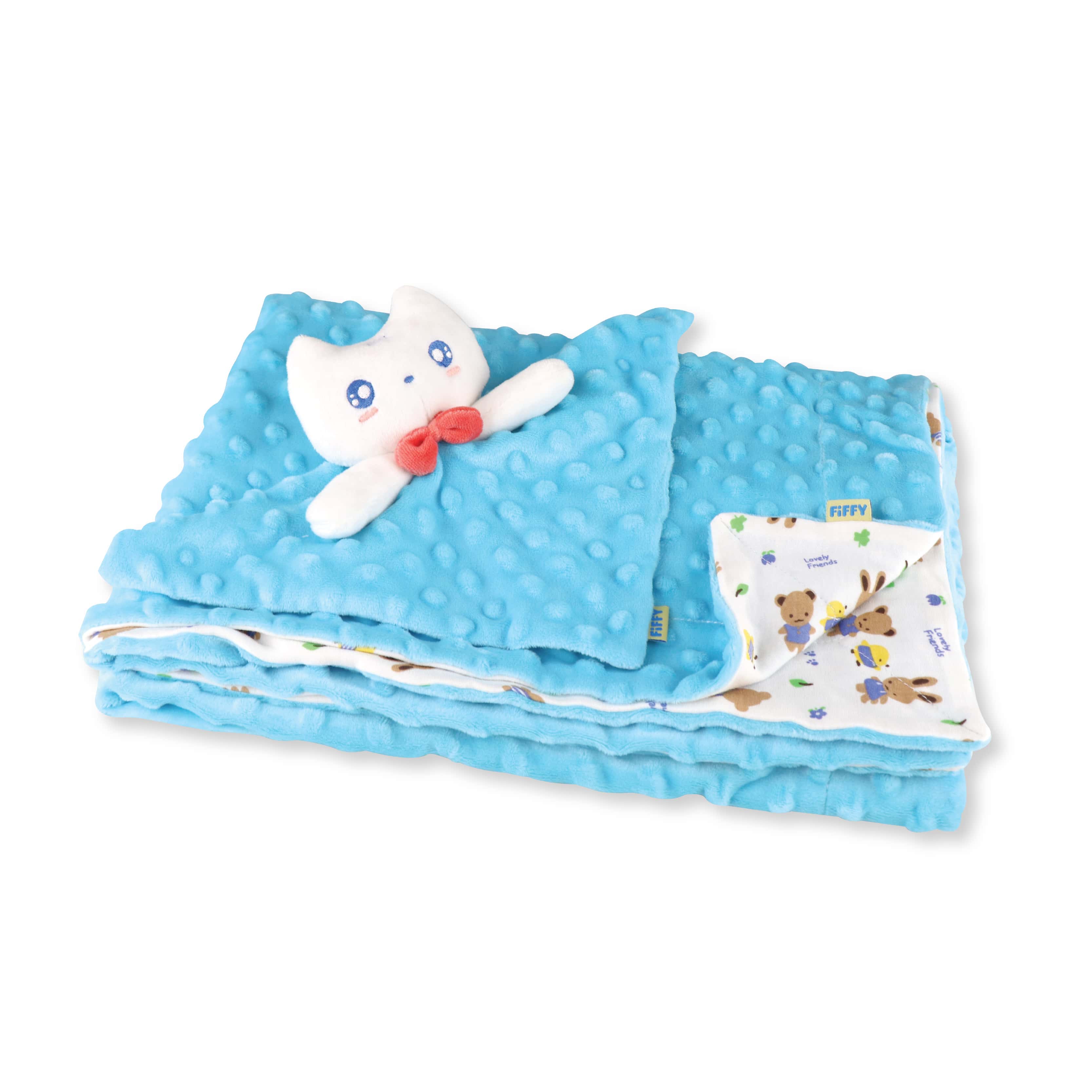 FIFFY ANIMAL COLLECTION SOFT TOYS BLANKET BOX
