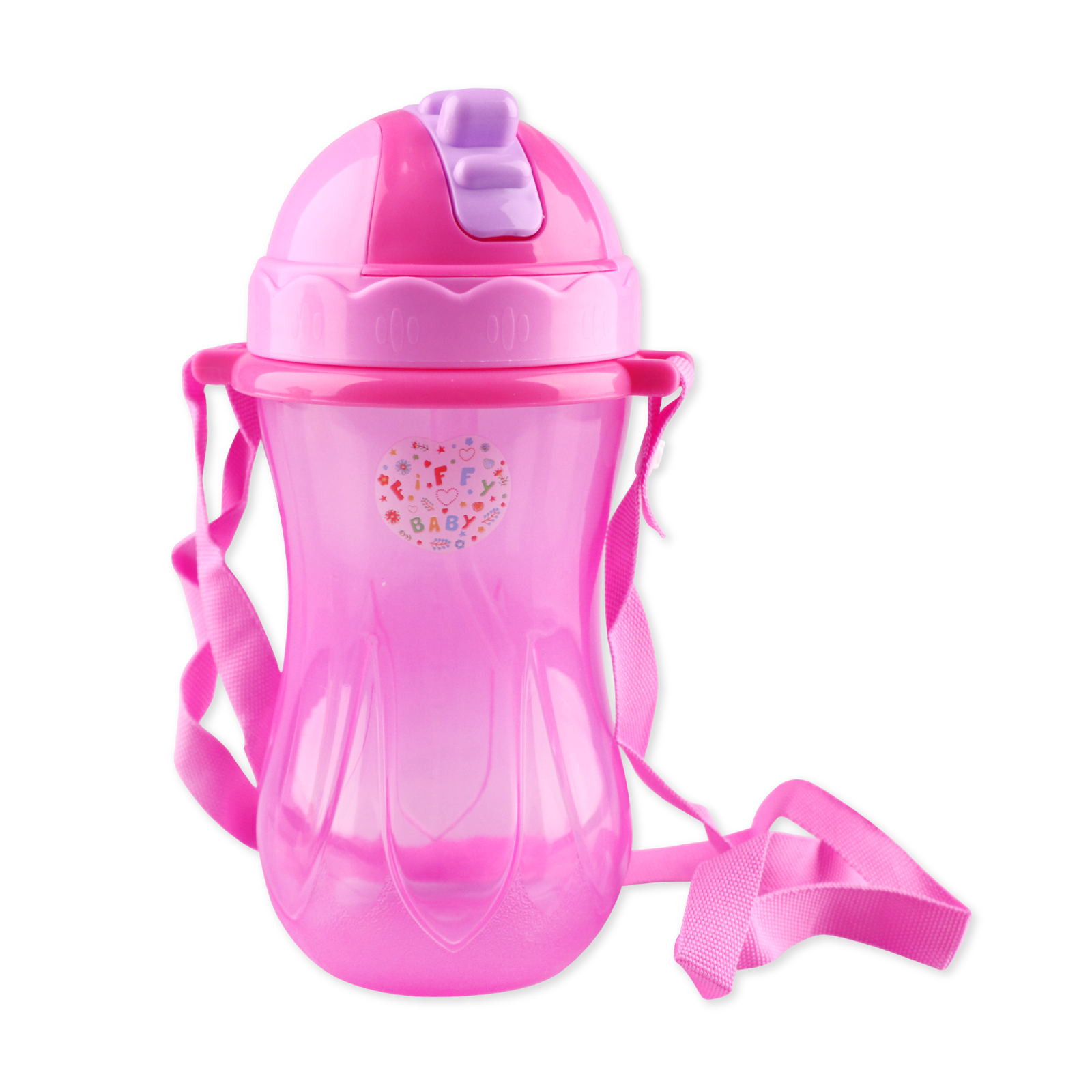 FIFFY PP STRAW CUP WITH STRAP 360ML